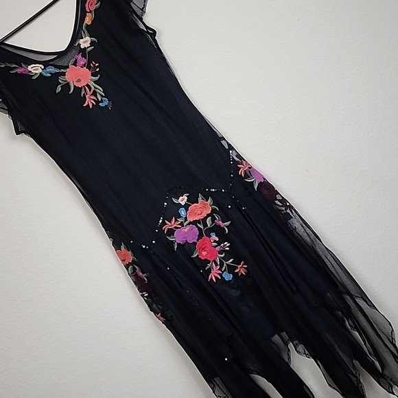 Vintage Witchy Floral Boho Dress - Picture 3 of 4